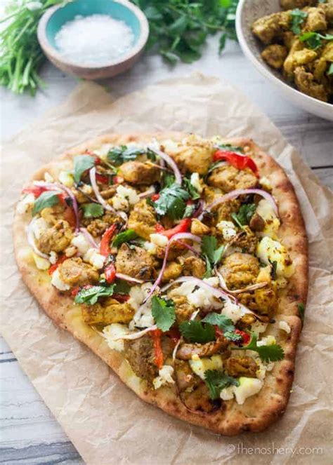 Tandoori Chicken Naan Flatbread | Easy Weeknight Dinner | The Noshery