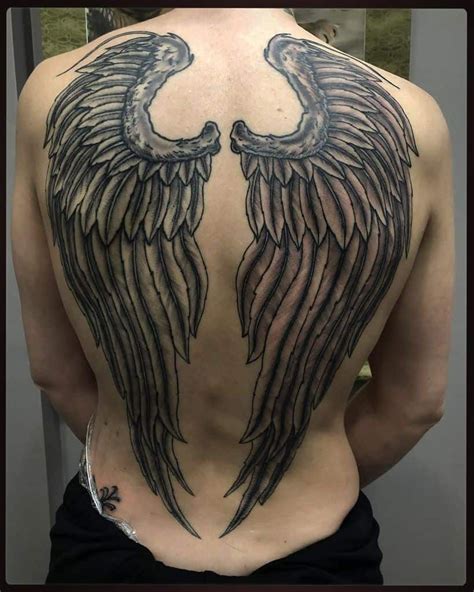 Real Angel Wings Tattoo