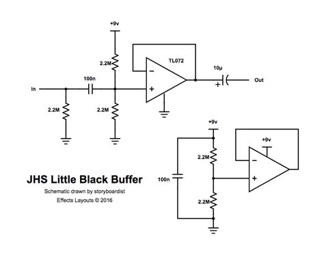 Guitar Buffer Circuit Diagram