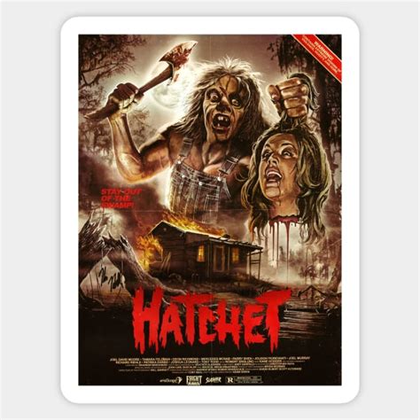 Hatchet Movie Poster - Hatchet - Sticker | TeePublic