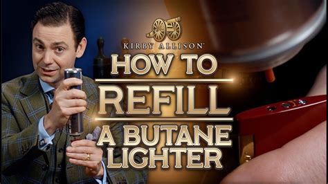 How to Properly Refill Your Butane Lighter - YouTube