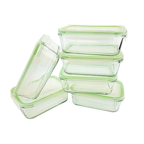 Kinetic GoGreen Glassworks 30 oz 12-Piece Rectangular Oven Safe Glass ...