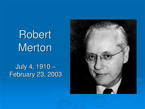 PPT - Robert Merton PowerPoint Presentation, free download - ID:4655729