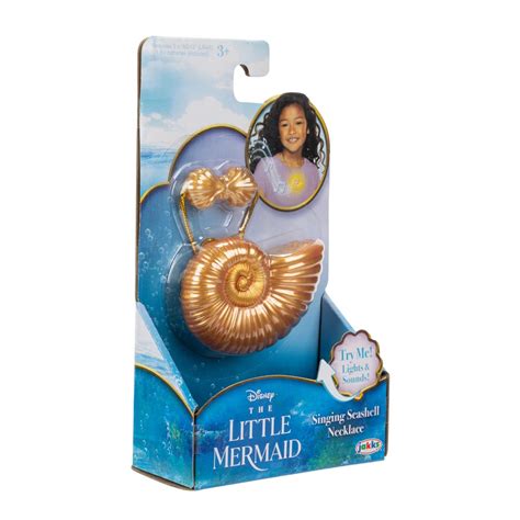 The Little Mermaid Live Action Ariel Singing Seashell Necklace