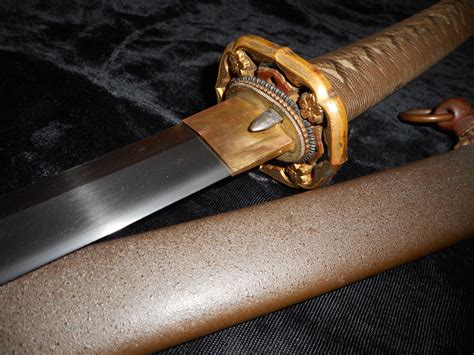 OKISSAKI--WW2 Japanese Army Officer Samurai Sword/OLD FAMILY BLD ...