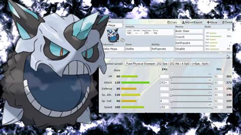 Mega Glalie Moveset - YouTube