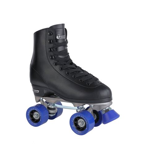 Chicago Men's Classic Quad Roller Skates Black Classic Rink Skate, Size ...