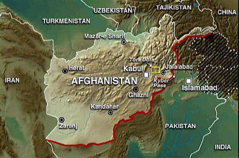 Afghanistan Map Khyber Pass