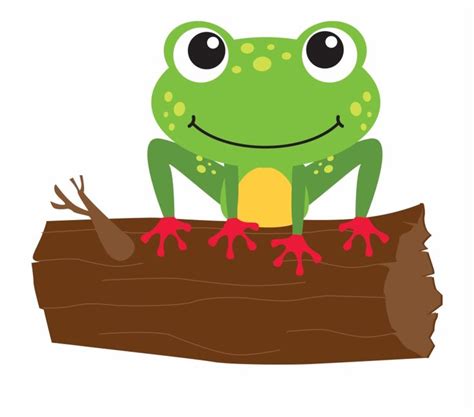 Clip Art Free Library Frog On A Log Clipart - Frog On A Log Clipart is ...