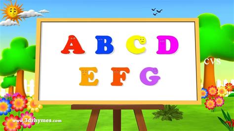 ABC Song | ABCD Alphabet Songs | ABC Songs for Children - 3D ABC ...