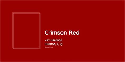 About Crimson Red - Color codes, similar colors, palettes and paints ...