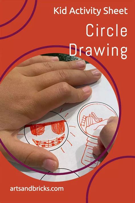 Circle Shape Drawing Activity for Kids - Arts and Bricks | Drawing ...