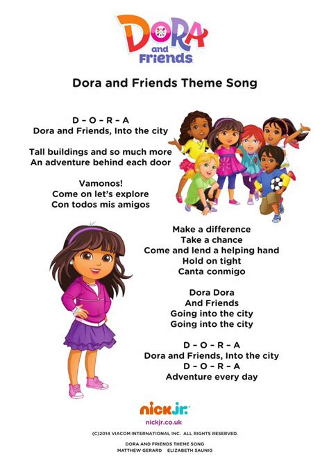 (PDF) Dora and Friends Theme Song - DOKUMEN.TIPS