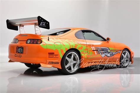 Paul Walker's '10-second' Orange Supra Has Fetched 0,000 At An Auction!