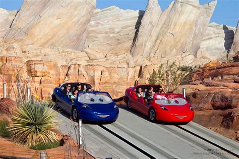 Radiator Springs Racers ride is the signature #attraction in the new ...