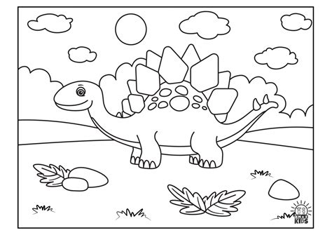 Printable dinosaur coloring pages for kids | Amax Kids