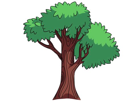 Cartoon Tree Drawing at GetDrawings | Free download