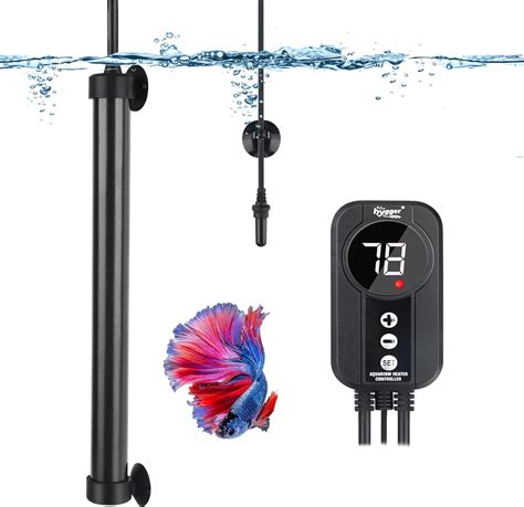 Amazon.com: hygger Aquarium Heater 500W,titanium heater with Digital ...