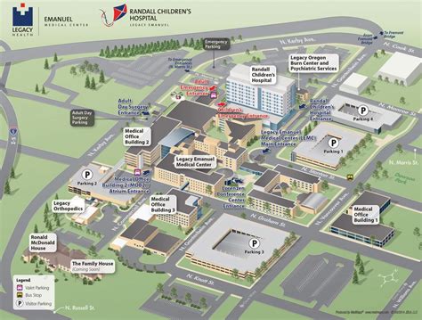 Legacy good samaritan map - Map of Legacy good samaritan (Oregon - USA)