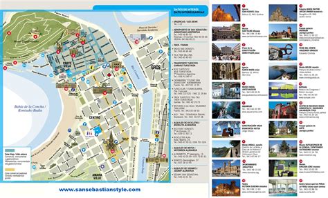 Mapa de San Sebastián - Plano turístico