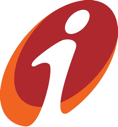 ICICI Bank logo in transparent PNG and vectorized SVG formats