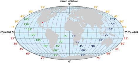 Latitude And Longitude World Map