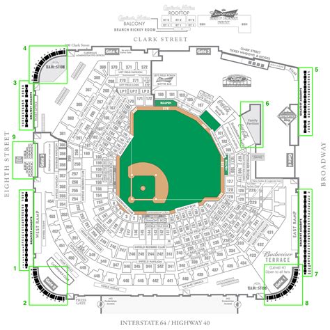 Busch Stadium Brick Locator | St. Louis Cardinals