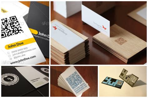 Business Card With Qr Code Template