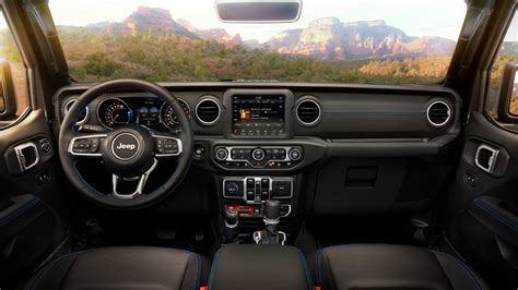 2021 Jeep Wrangler Unlimited Rubicon 4xe 4K Interior Wallpaper | HD Car ...