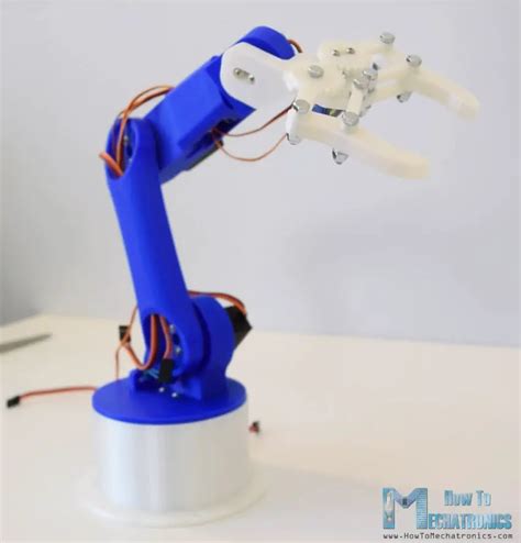 DIY Arduino Robot Arm with Smartphone Control - HowToMechatronics