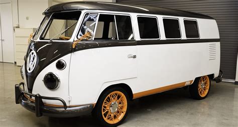 VW unveils beautiful Type 2 electric conversion microbus | Electrek