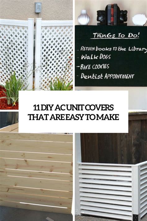 11 DIY AC Unit Covers That Are Easy To Make - Shelterness