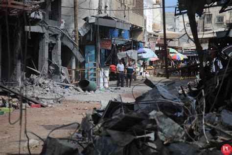 Gaza Market Reels from Deadly Explosion (PHOTO) - Palestine Chronicle