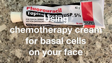 Protecting against skin cancer by using chemotherapy cream. - YouTube