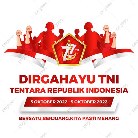 Hut Tni 2022 Dirgahayu Ke 77, Tapi Tni Ke 77, Gubuk Tni 2022, Logo Hut ...