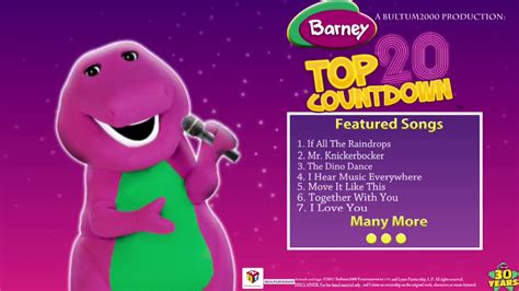 Barney's Top 20 Countdown!💜💚💛 | CUSTOM AUDIO | SUBSCRIBE - YouTube