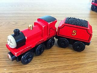 For Sale James Engine from the Thomas Wooden Railway Collection