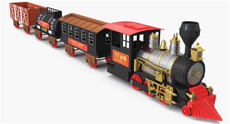 3D vintage train toy set - TurboSquid 1344012