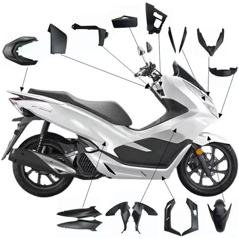 Motorcycle Fairings Kit Body Cowl Spare Parts Pcx 125 Pcx 150 160 Abs ...