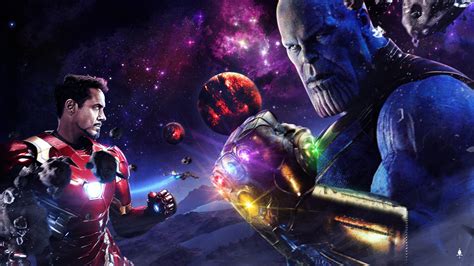 Iron Man Vs Thanos Wallpapers - Wallpaper Cave