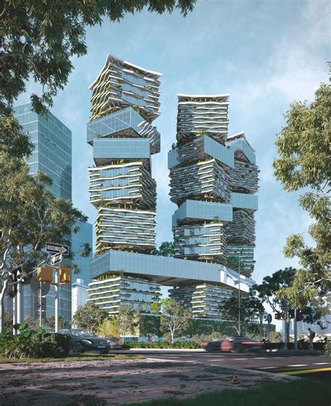 Hierarchy Towers: Co-living in Singapore by Gennadiy Kraev ...