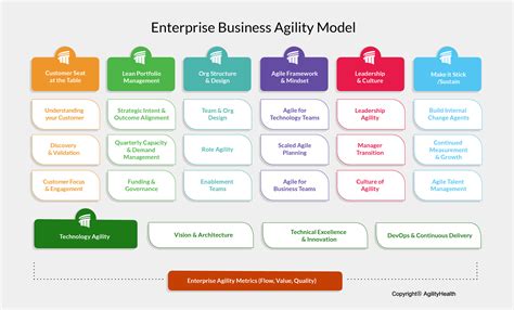 Enterprise Business Agility Strategy Model - AgilityHealth