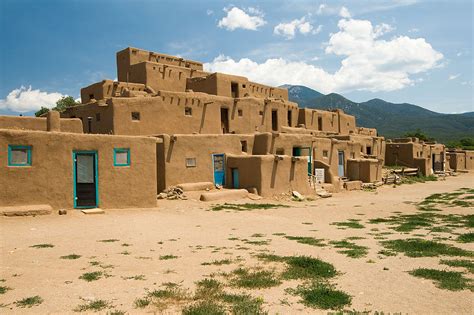 Pueblo Architecture in Taos, New Mexico