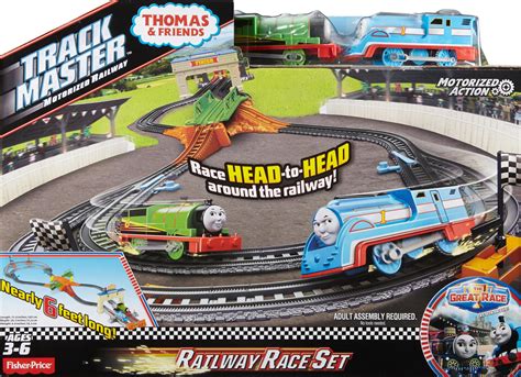 Fisher-Price Thomas Friends TrackMaster Motorized Railway Race Playset ...