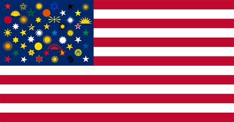 the american flag but the stars are stolen from 50 different flags : r ...