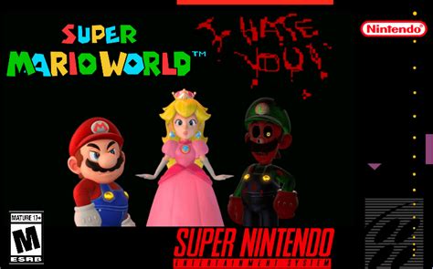 Custom Box Art for the I HATE YOU Creepypasta. : r/Mario