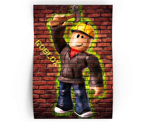 Roblox Game Graffiti Pop Art Print Poster Wall Art Modern - Etsy