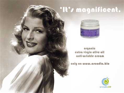 The passion of Rita Hayworth and organic makeup - Polisemantica