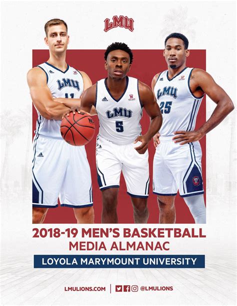 2018-19 LMU Men's Basketball Media Almanac & Record Book by LMU ...