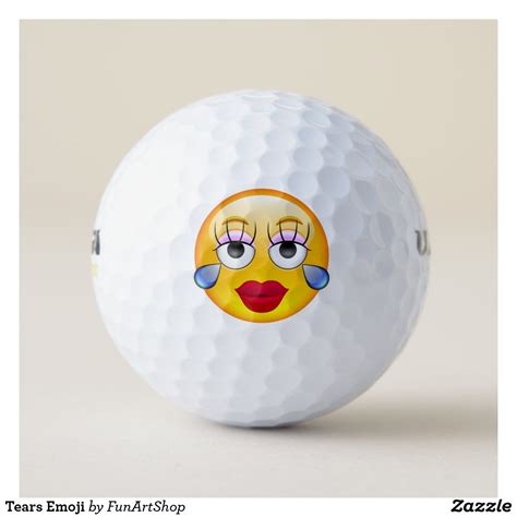 Tears Emoji Golf Balls | Zazzle.com in 2020 | Golf ball, Ball, Golf